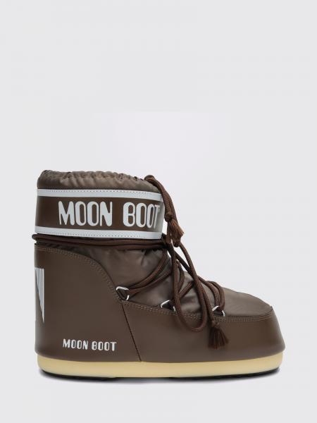 Moon Boot Icon Low Two-Tone Nylon Snow Boots with Logo
