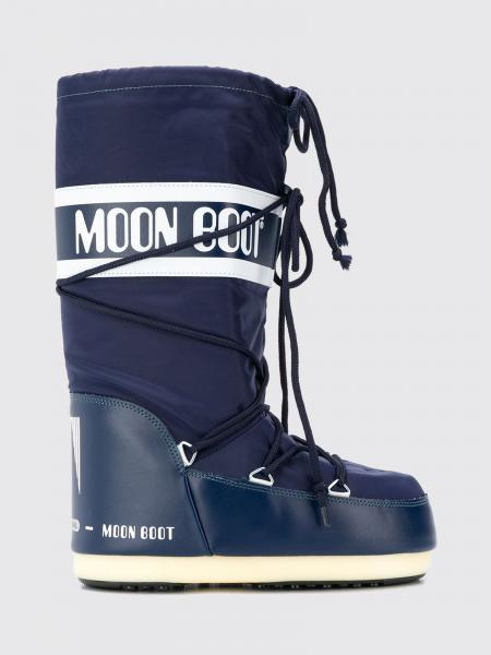 MOON BOOT Icon系列 尼龙徽标系带雪地靴