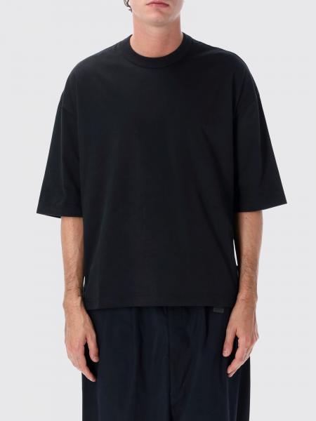 Crewneck Cotton T-shirt Comme des Garçons with Dropped Shoulders