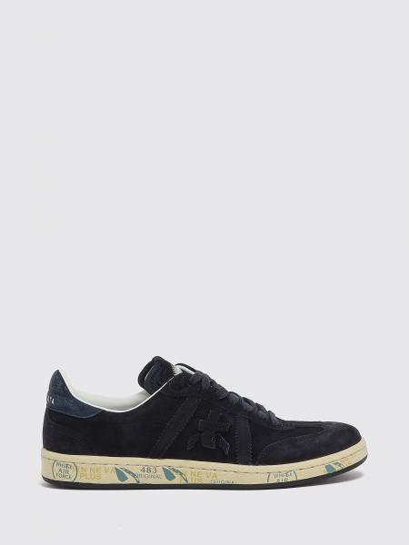 Bonnie Leather and Suede Sneakers PREMIATA with Maxi Side Logo