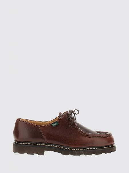 Paraboot Michael Deer Leather Derby Shoes with Raised Apron