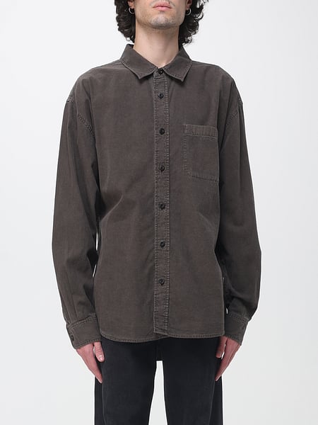 The Row Cotton Shirt with French Collar Long Sleeves and Patch Pocket
