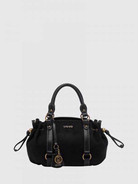 Liu Jo Gerona Handbag in Suede-Effect Synthetic Leather with Charm