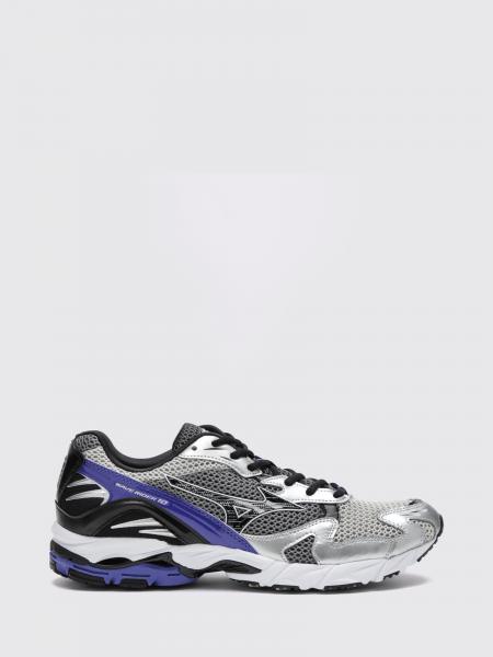 MIZUNO Wave Rider 10 网眼运动鞋，配层压嵌饰和徽标
