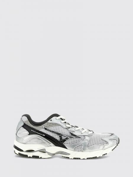 MIZUNO Wave Rider 10 网眼运动鞋，配层压嵌饰和徽标