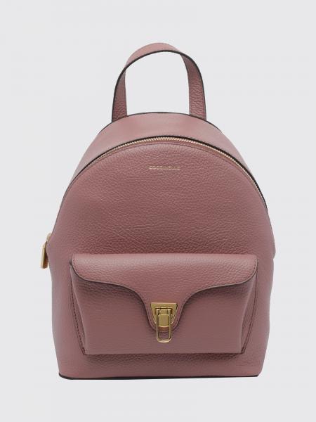 Kleiner Beat Generation Rucksack von Coccinelle aus Leder mit Vordertasche