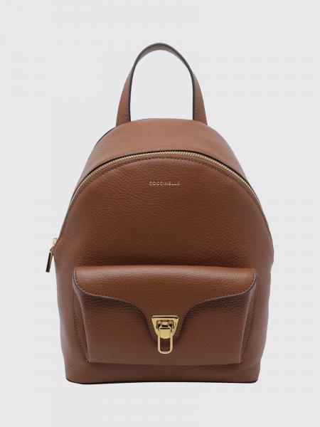 Kleiner Beat Generation Rucksack von Coccinelle aus Leder mit Vordertasche