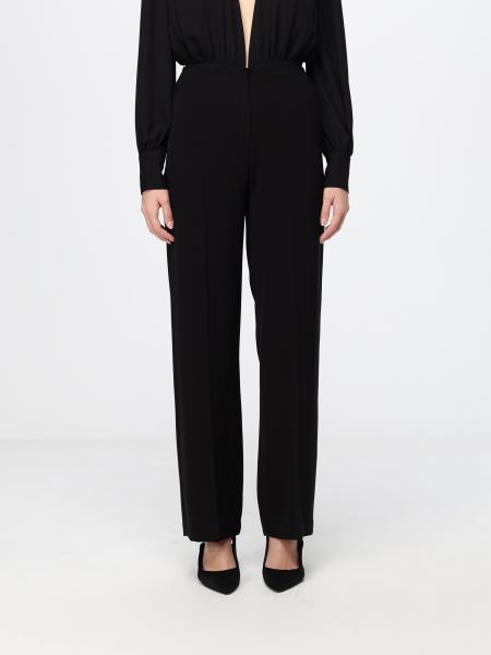 Hanita High-Waisted Wide-Leg Crêpe Palazzo Trousers