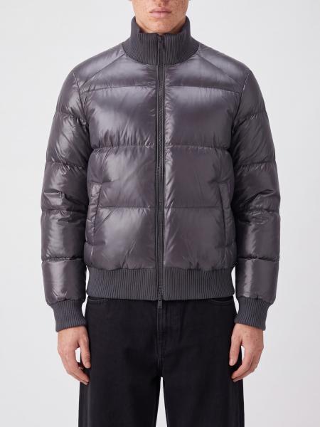 Kings Padded Bomber Jacket Moose Knuckles in Recycled Nylon with Turtleneck