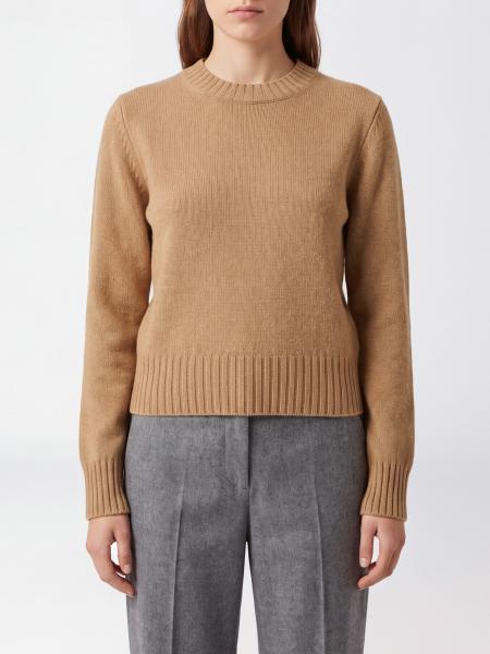 Wool and Cashmere Crew Neck Jumper Ami Paris with Ribbed Trims
