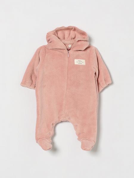 Teddy & Minou Baby Hooded Fleece All-in-One with Feet