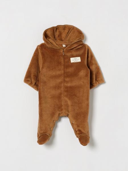 Teddy & Minou Baby Hooded Fleece All-in-One with Feet