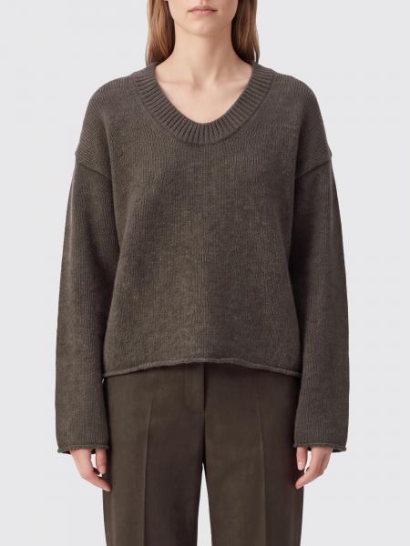 Loulou de Saison Derry 100% Cashmere V-Neck Jumper with Dropped Shoulders