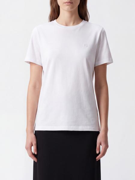 Cotton Crewneck T-shirt Balmain with a Tone-on-Tone Embossed Logo