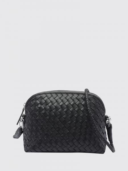 Dragon Diffusion Small Woven Leather Crossbody Bag with Zip