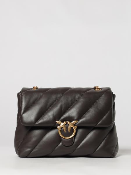 Pinko Classic Love Bag Puff in Quilted Nappa Leather with Love Birds Buckle