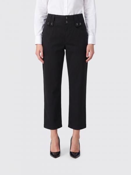 Isabel Marant Berna High-Waisted Cropped Stretch-Cotton Trousers