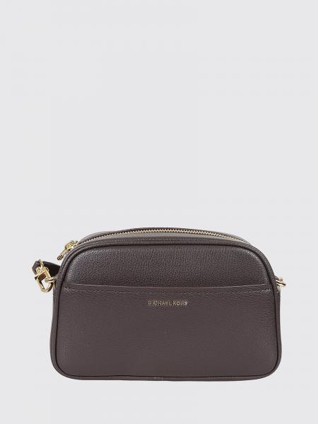 Jet Set Michael Kors Leather Camera Crossbody Bag with Metal Logo