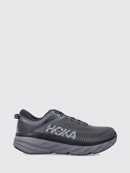 HOKA Bondi 7 테크니컬 패브릭 러버 솔 로우탑 스니커즈