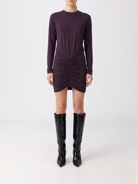 The Andamane Draped Jersey Long-Sleeve Sheath Minidress
