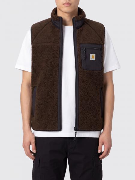 Carhartt WIP High Neck Fleece Gilet with Front Zip Closure