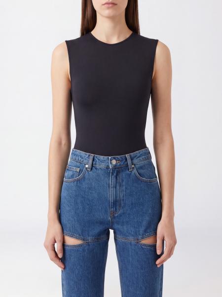 Maison Margiela Off-The-Shoulder Slim Fit Jersey Bodysuit Top