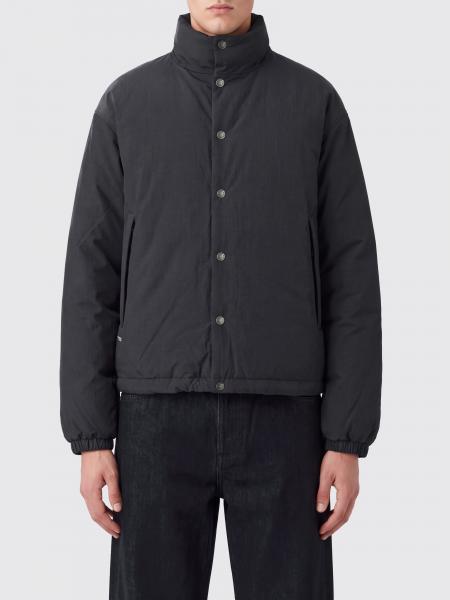 The North Face Short Padded Nylon Puffer Jacket with High Collar and Elasticated Cuffs