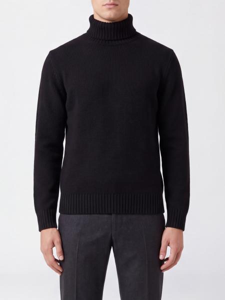 Slowear Pure Virgin Wool Turtleneck Jumper with Long Sleeves