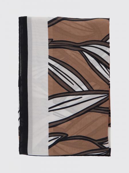 Brunello Cucinelli Square Silk Scarf with Tropical Floral Print