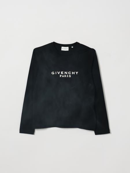 Givenchy Baby Boy's Long-Sleeved Cotton T-Shirt with Logo Print