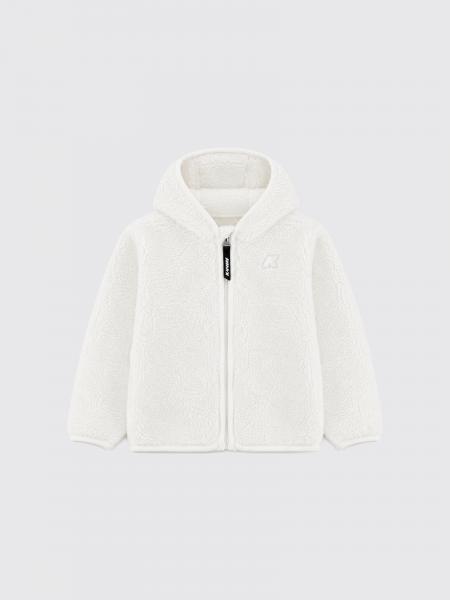 K-Way E. Janne Hooded Fleece Jacket for Boys with Contrast Logo