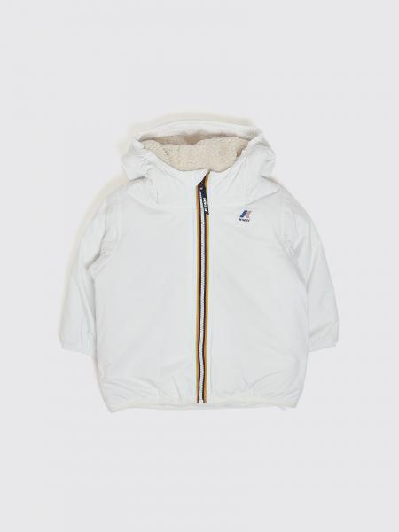 K-Way Kids' Le Vrai 4.0 Claudine Hooded Jacket with Shearling Lining