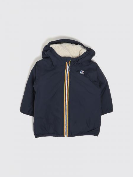 K-Way Kids' Le Vrai 4.0 Claudine Hooded Jacket with Shearling Lining