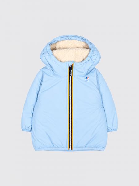 K-Way Kids' Le Vrai 4.0 Claudine Hooded Jacket with Shearling Lining