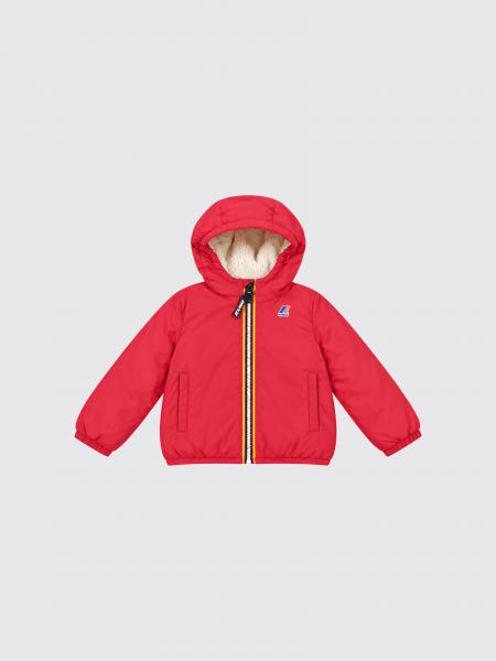 K-Way Kids' Le Vrai 4.0 Claudine Hooded Jacket with Shearling Lining