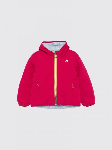 Veste Lily K-Way réversible à capuche pour garçon avec rembourrage PrimaLoft®