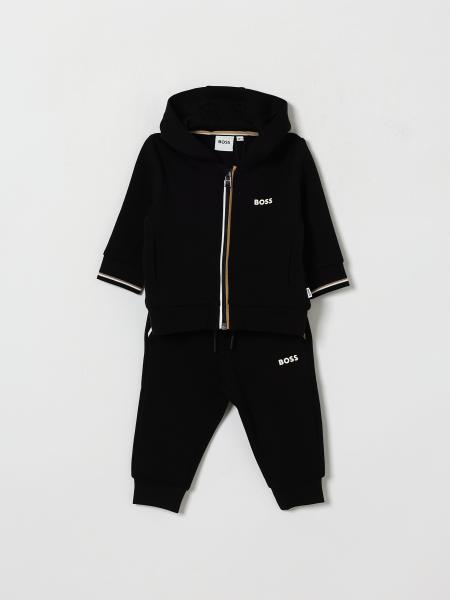 Completo sportivo 2 pezzi BOSS da bambino in jersey con logo
