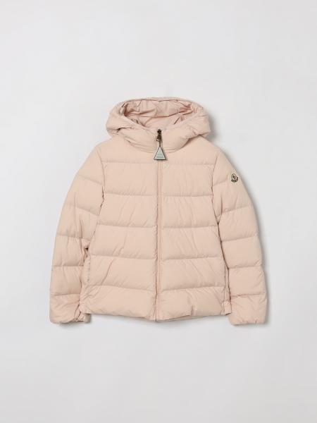 Girl's Beulah Quilted Moncler Nylon Down Jacket with Hood