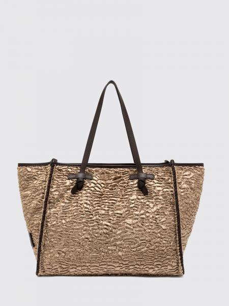 Sac d'épaule Marcella Gianni Chiarini en coton mélangé avec anses en cuir