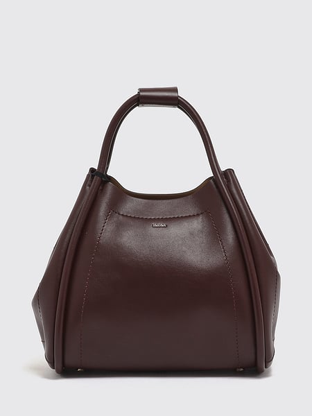 Marins Smooth Leather Handbag Max Mara with Double Handle