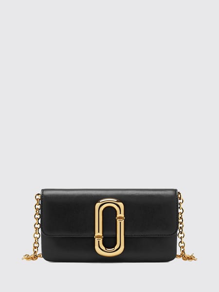 Marc Jacobs Scene Smooth Calfskin Leather Wallet on Chain