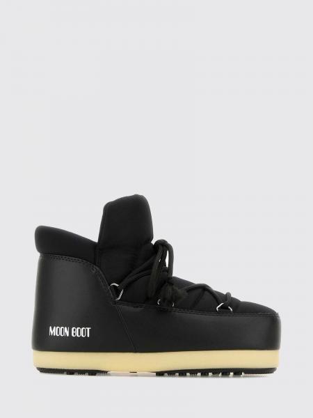Moon Boot EVX Low-Top Nylon Snow Boots with Printed Logo