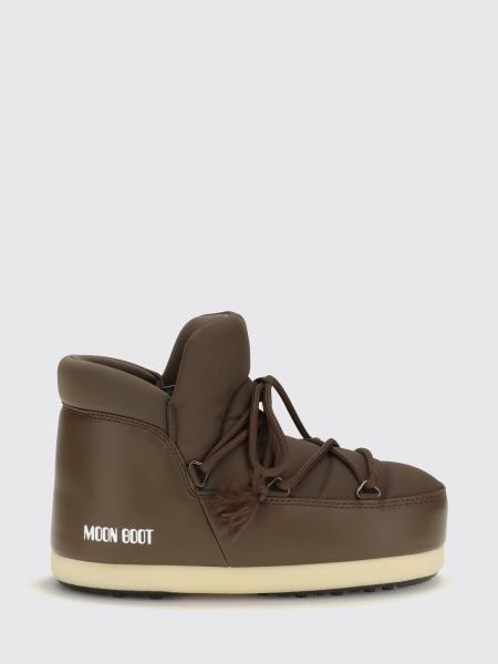 Moon Boot EVX Low-Top Nylon Snow Boots with Printed Logo