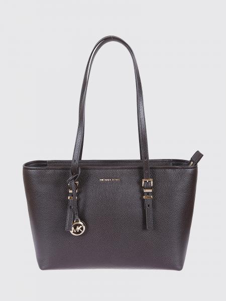 Michael Kors Quinn Grained Cowhide Leather Shoulder Bag with Double Handle