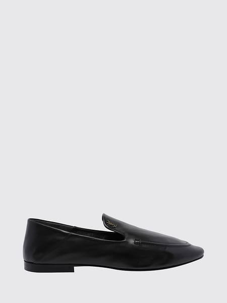 Saint Laurent Alain Smooth Calfskin Loafers with YSL Monogram