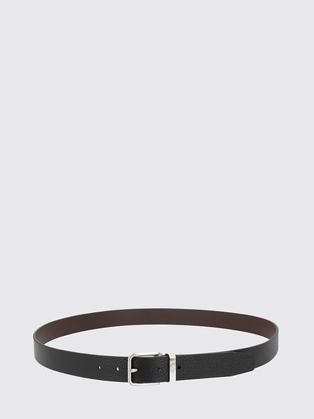 Ceinture réversible BOSS en cuir martelé avec boucle à ardillon