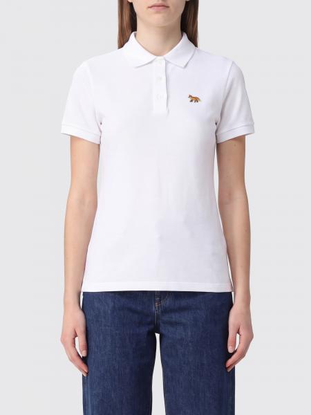 Maison Kitsuné Chillax Fox Logo Patch Organic Cotton Polo Shirt