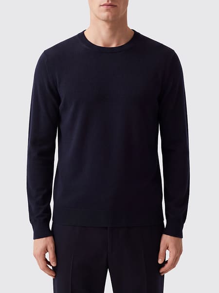 Brunello Cucinelli Pure Virgin Wool Crewneck Jumper with Long Sleeves