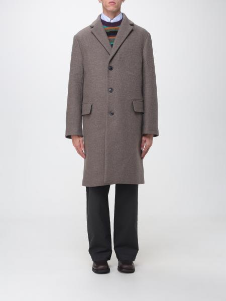 Dries Van Noten Knee-Length Wool-Blend Coat with Lapels and Back Vent