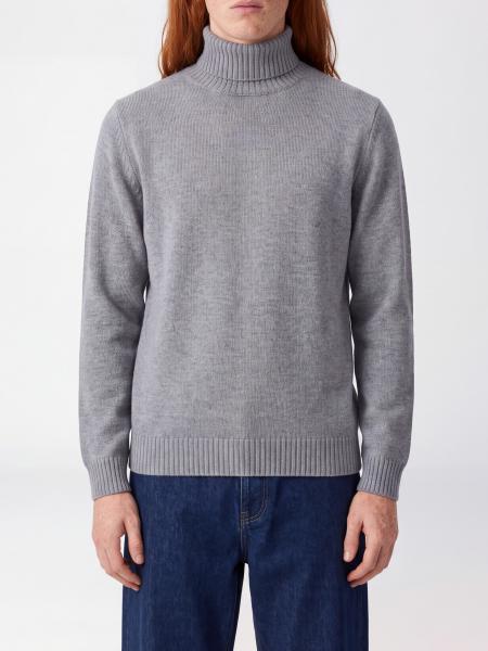 Drumohr Pure Wool Long-Sleeved Turtleneck Jumper with Ribbed Trims